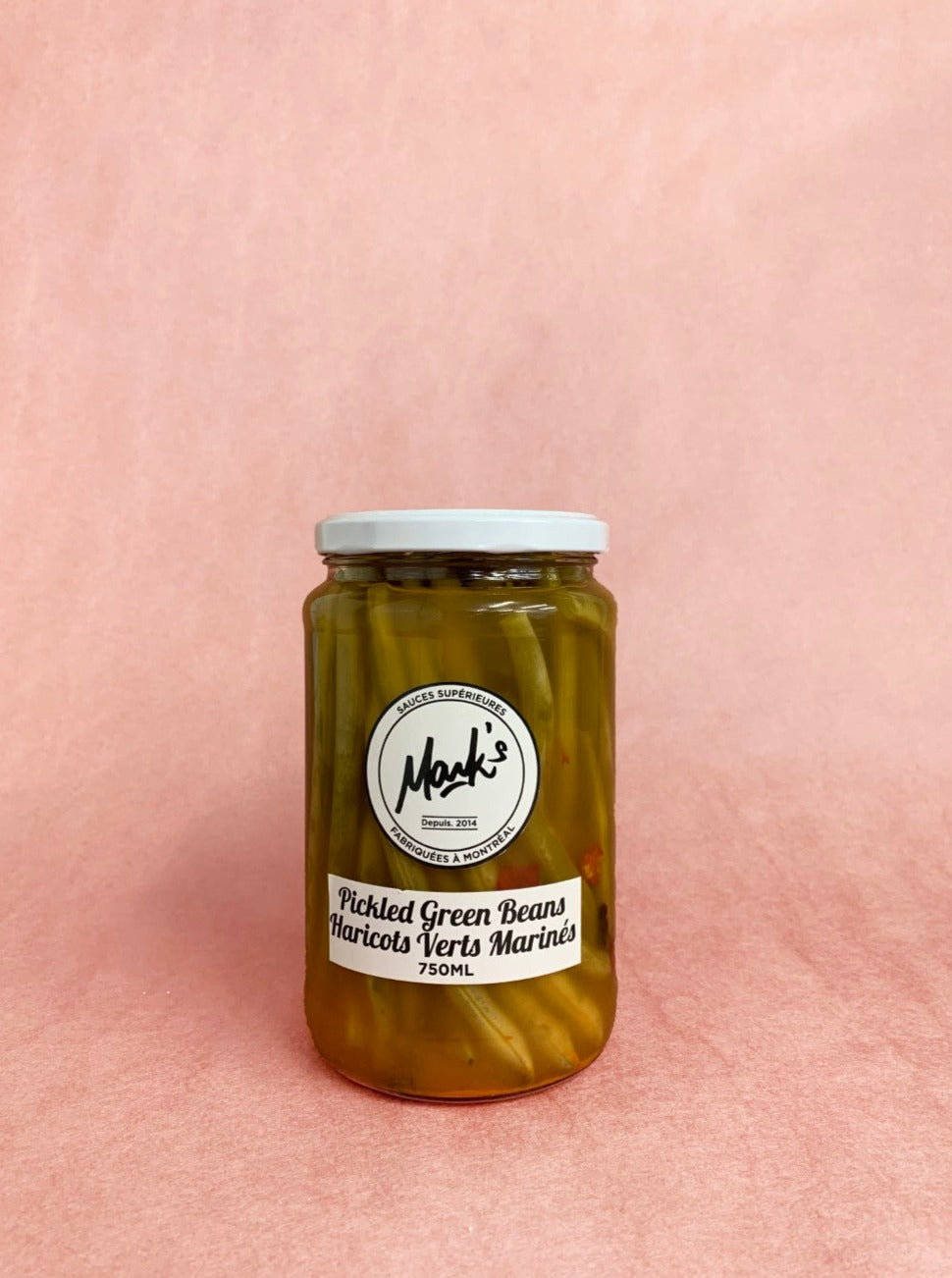 Haricots verts marinés, 750 ml