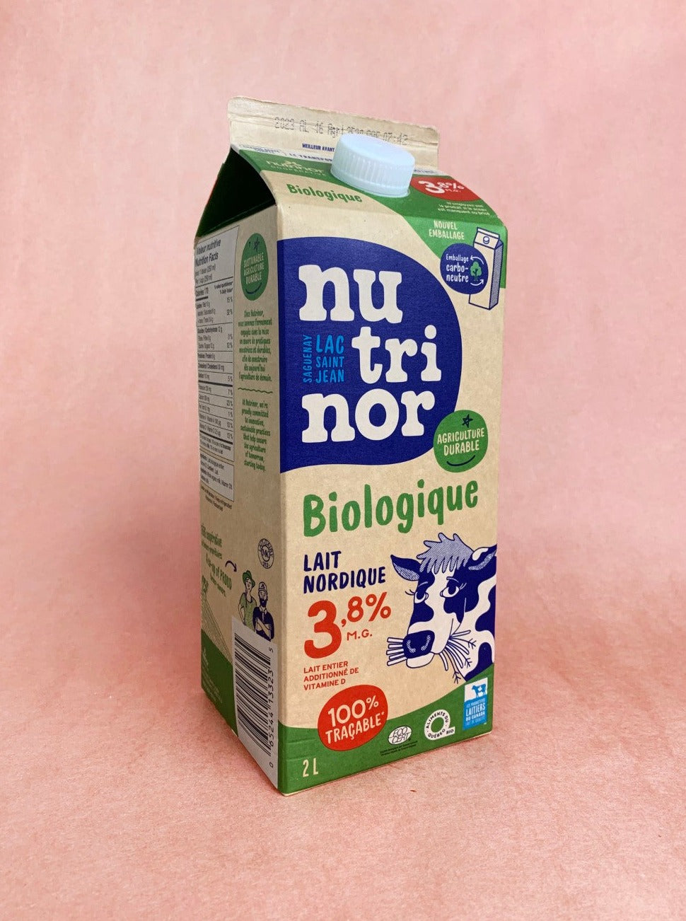 Milk 3.8%, 1L or 2L