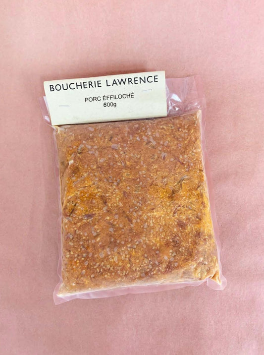 porc effiloché, 600g