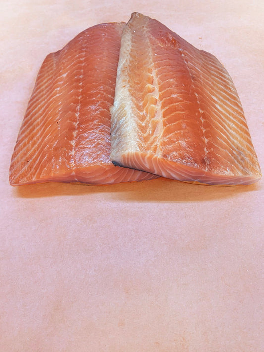 cold-smoked salmon, by the 100g