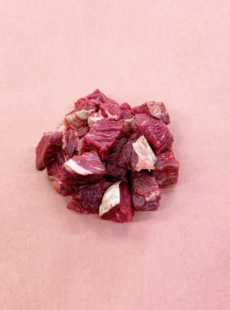 beef cubes, by the 500g